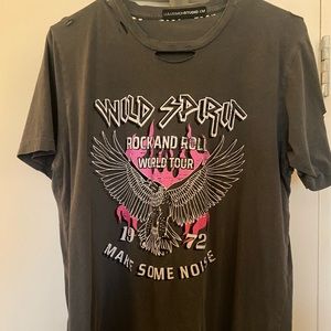 VICI Distressed Graphic T Shirt